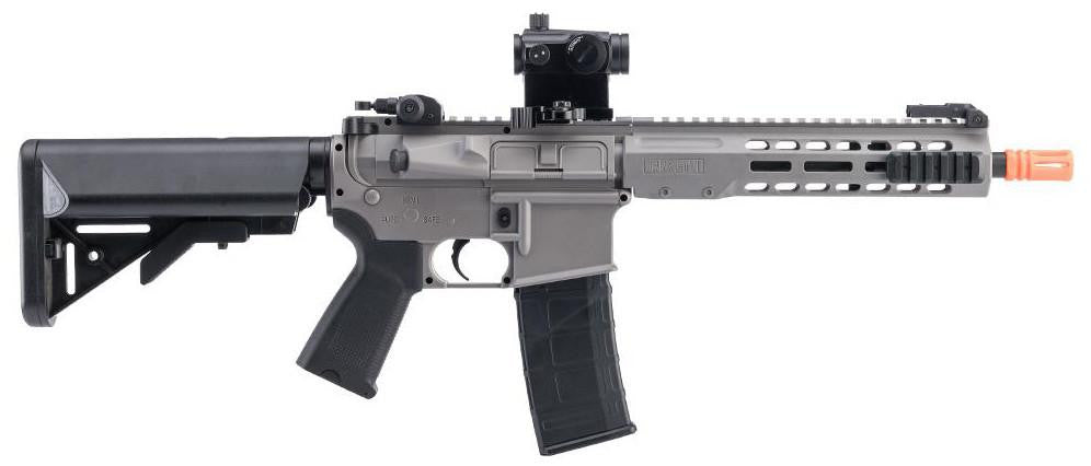 6mmProShop Barrett Licensed REC7 Spring Powered Full Size Airsoft Rifle, Black