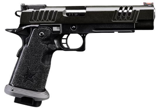 6mmProShop Staccato Licensed XL 2011 Gas Blowback T8 Airsoft Pistol, Black