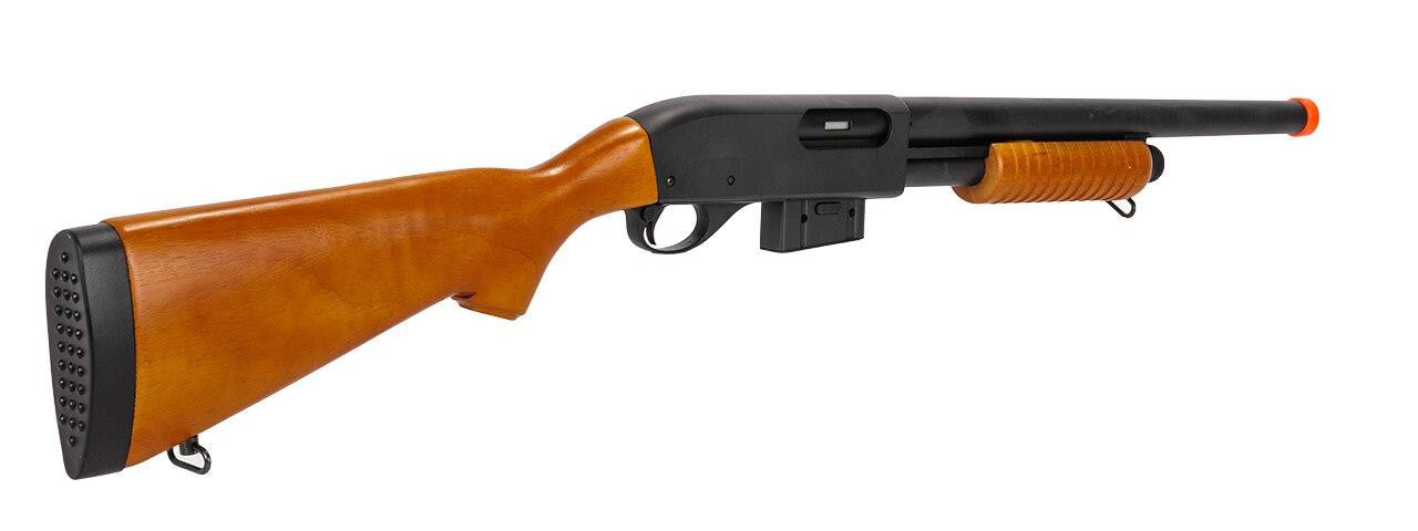 A&K M870 Real Wood Spring-Powered Metal Shotgun