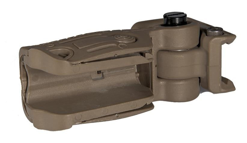 AB163 AK-Style Foldable & Extendable Tactical Foregrip, Dark Earth