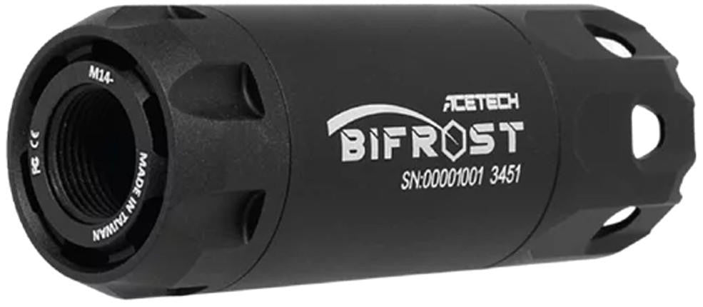 AceTech Bifrost Airsoft Tracer Unit with Multi-Color RGB Flame Effect, Black