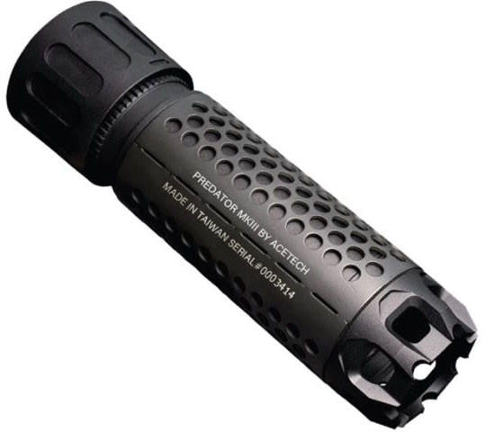 AceTech Predator MKIII Tracer Suppressor Unit w/ Blaster M Inside, Black