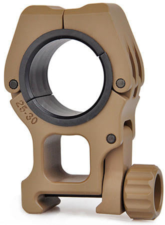 ACW M10 30mm Scope Rings w/ Bubble Level, Dark Earth