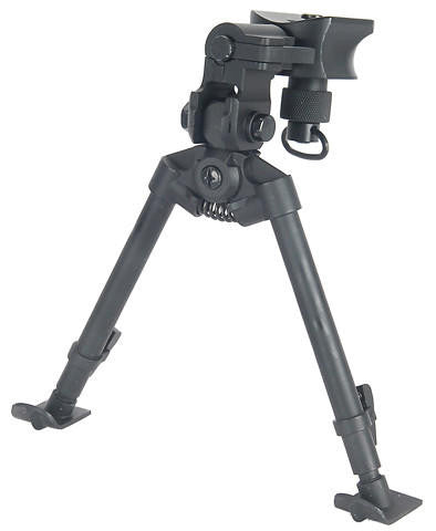 AGM MP101 Quick Release Bipod w/ Universal Sling, Black