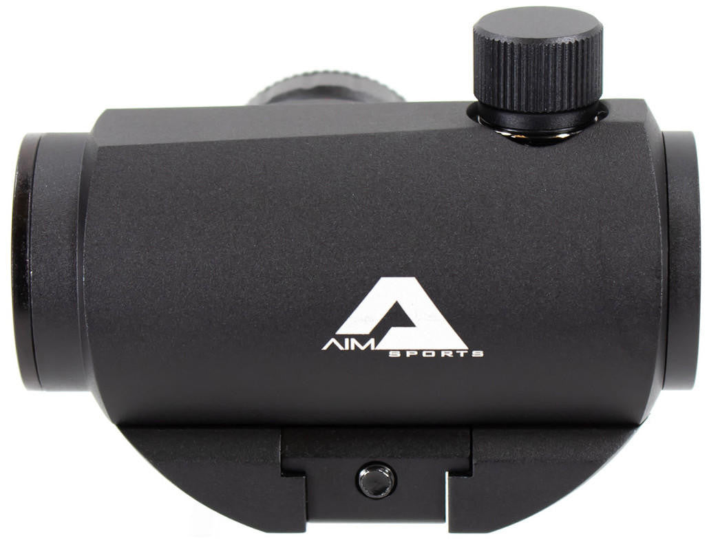 Aim Sports 1x20mm Dual Illuminated 4 MOA Micro Dot Sight, Black