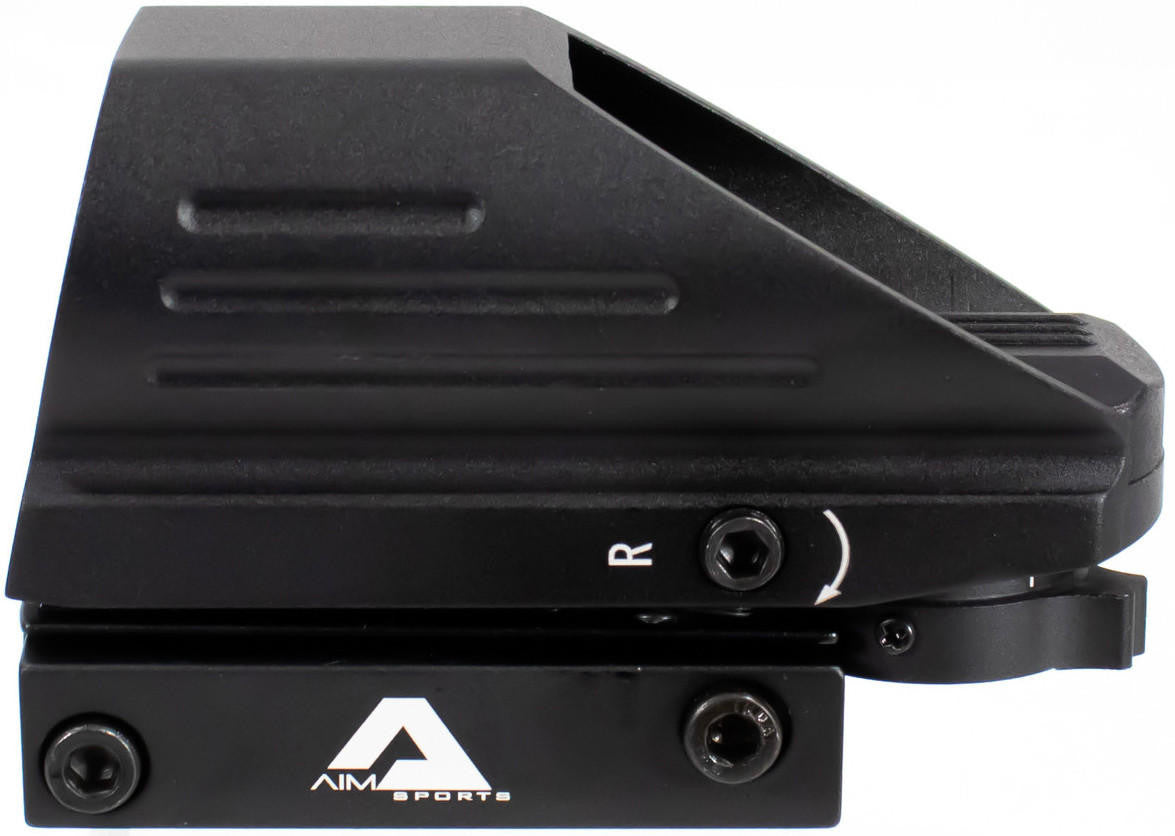 Aim Sports 1x33mm Dual Ill. w/ 4 Different Reticles Classic II Edition Reflex Sight, Black