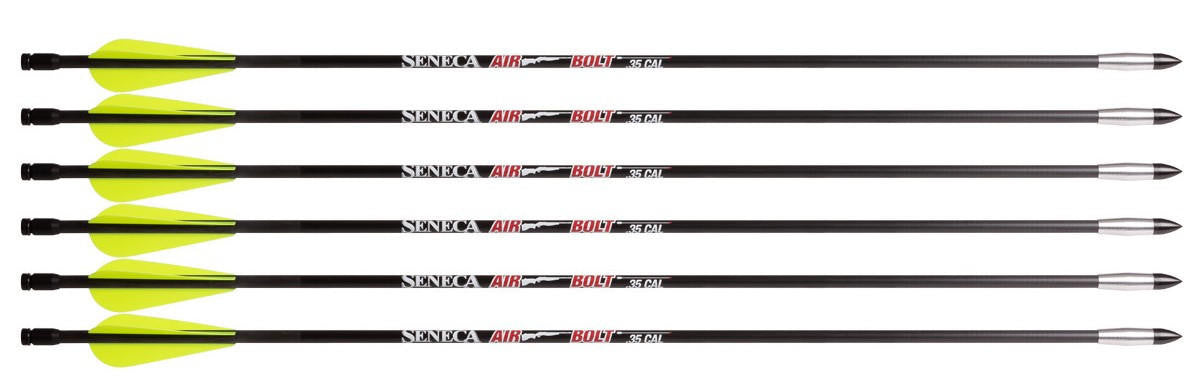 Air Venturi .35 Cal Air Bolt, 6 Pack, Black