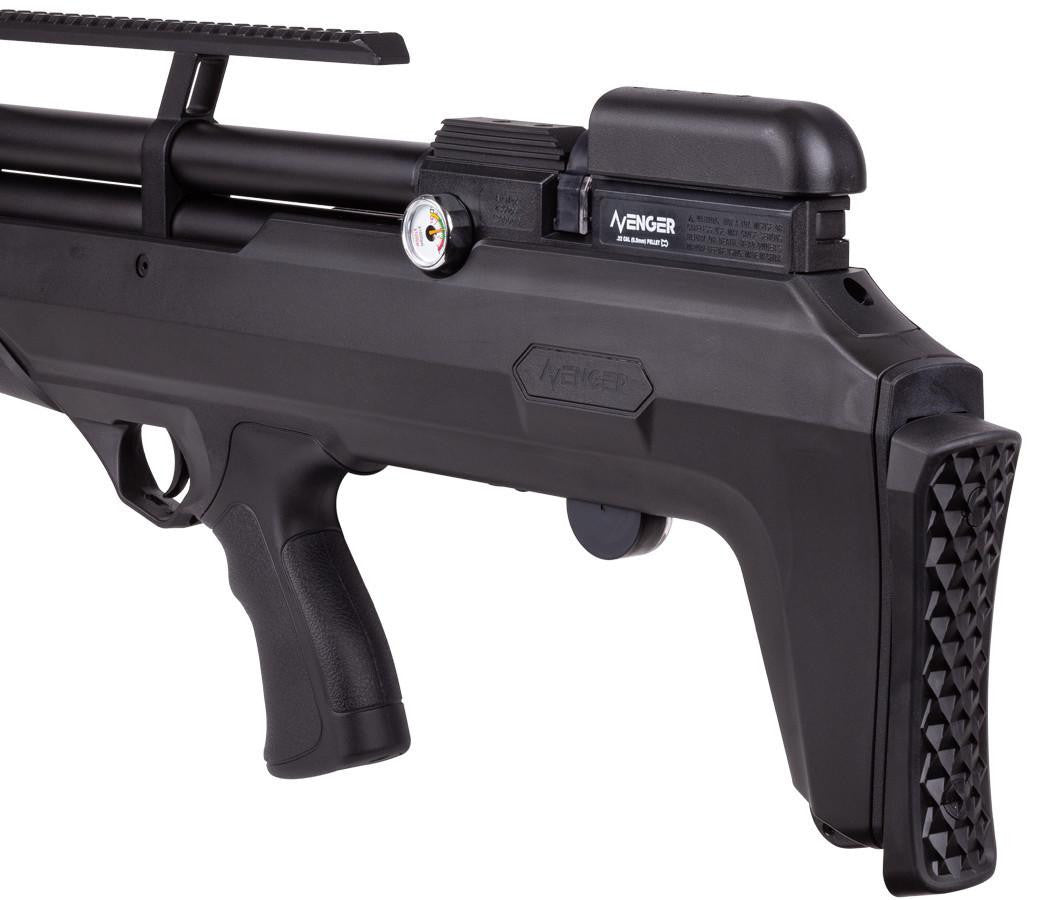Air Venturi Avenger Bullpup Regulated PCP .22 Cal Air Rifle, Black