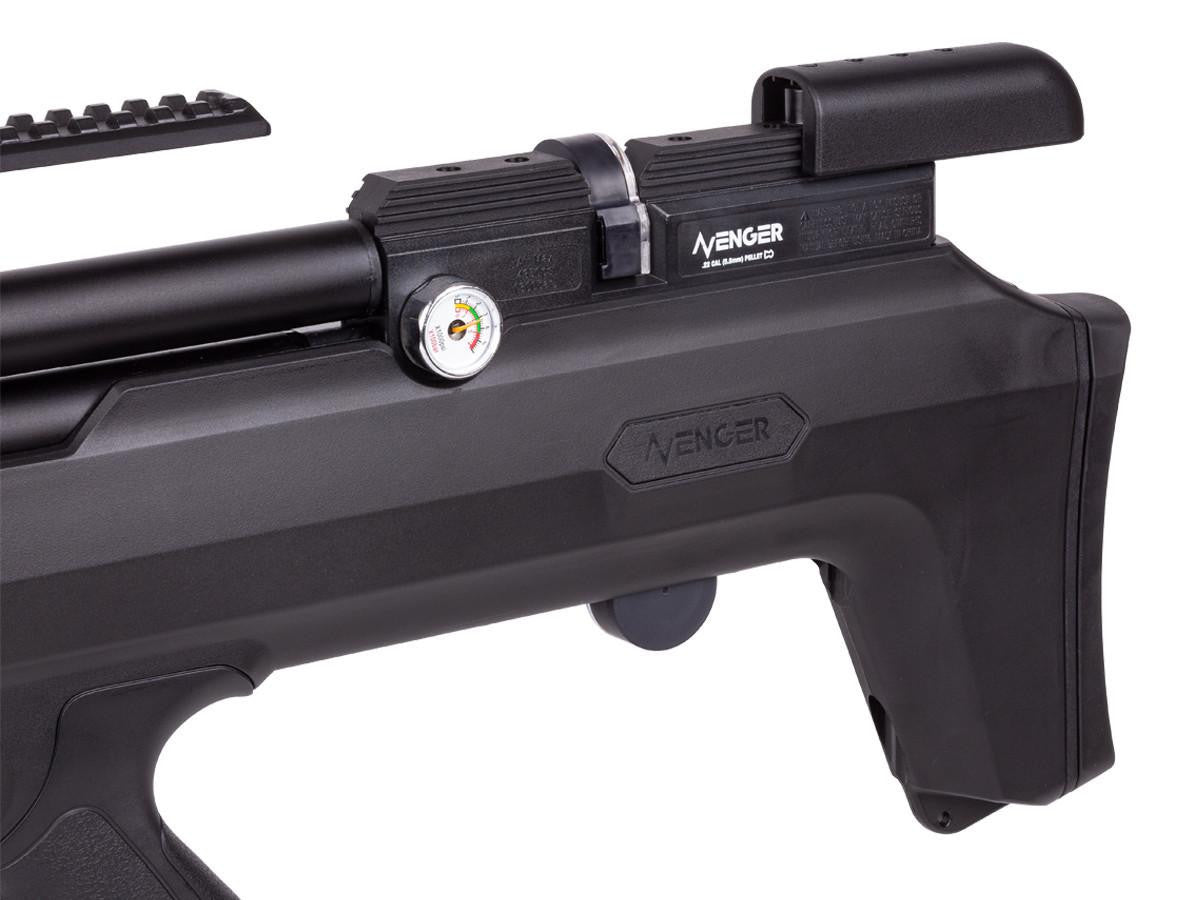 Air Venturi Avenger Bullpup Regulated PCP .22 Cal Air Rifle, Black