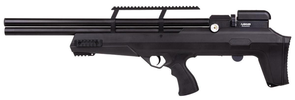 Air Venturi Avenger Bullpup Regulated PCP .25 Cal Air Rifle, Black