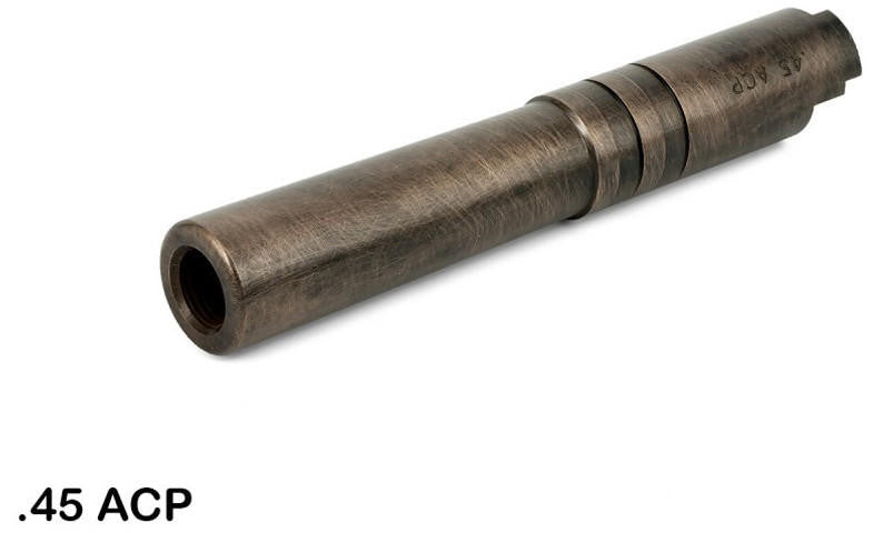 Airsoft Masterpiece .45 ACP Steel Threaded Fixed Outer Barrel for Hi-Capa 4.3, Copper