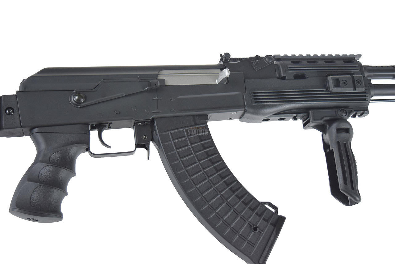 AK47 Kalashnikov 60th Anniversary RIS AEG Airsoft Rifle, Black