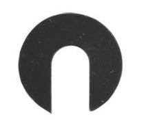 Angel Custom SorboPads 1/4" Slotted 70 Hardness, Black