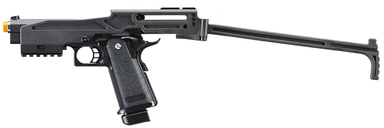 Archwick/Zion Arms PCC Conversion Kit for TM Hi-Capa 4.3 Gas Blowback Airsoft Pistols, Black