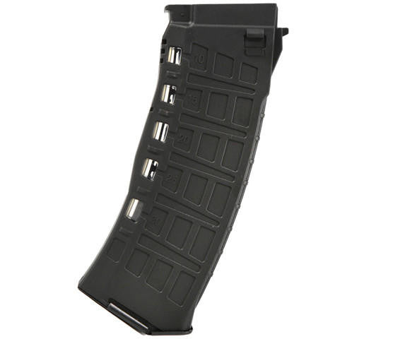 Arcturus AK12 550 Round Hi-Capacity Airsoft EMM Magazine 5 Pack, Black