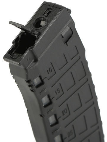 Arcturus AK12 550 Round Hi-Capacity Airsoft EMM Magazine 5 Pack, Black