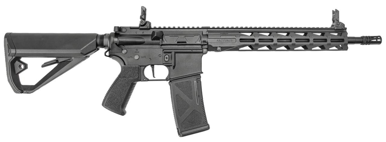 Arcturus LWT MK-III Carbine 12" Sport AEG SE Airsoft Rifle Starter Pack, Black