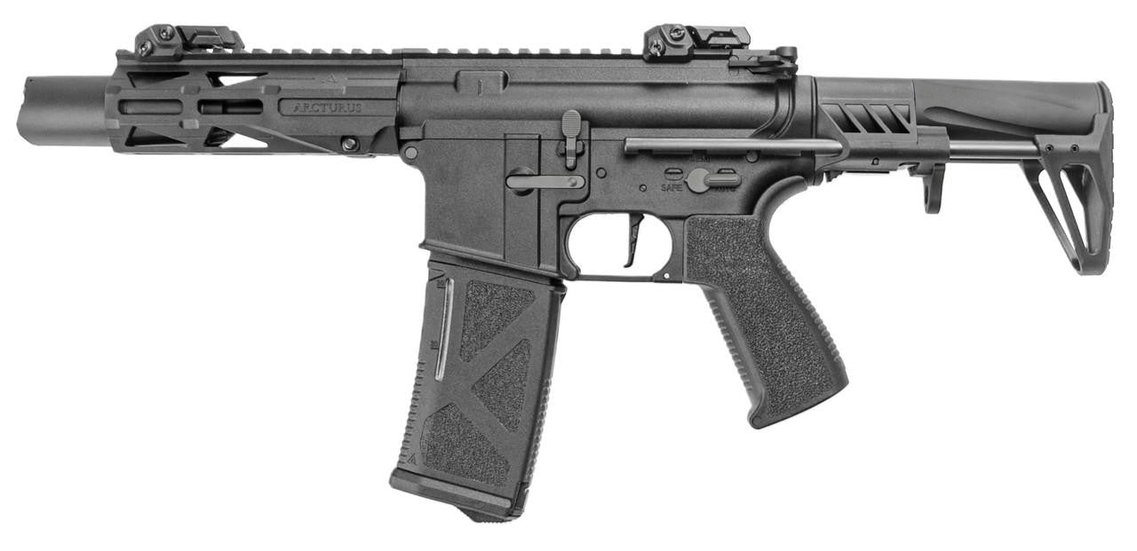Arcturus LWT MK-III PDW 5.5" Sport AEG SE Airsoft Rifle, Black