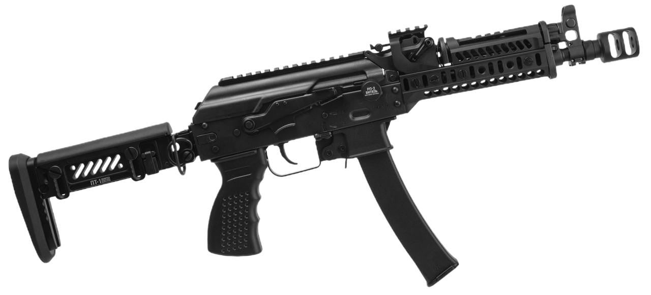Arcturus PP19-01 Vityaz Ztac SP1 CQB AEG FE SMG Airsoft Rifle, Black