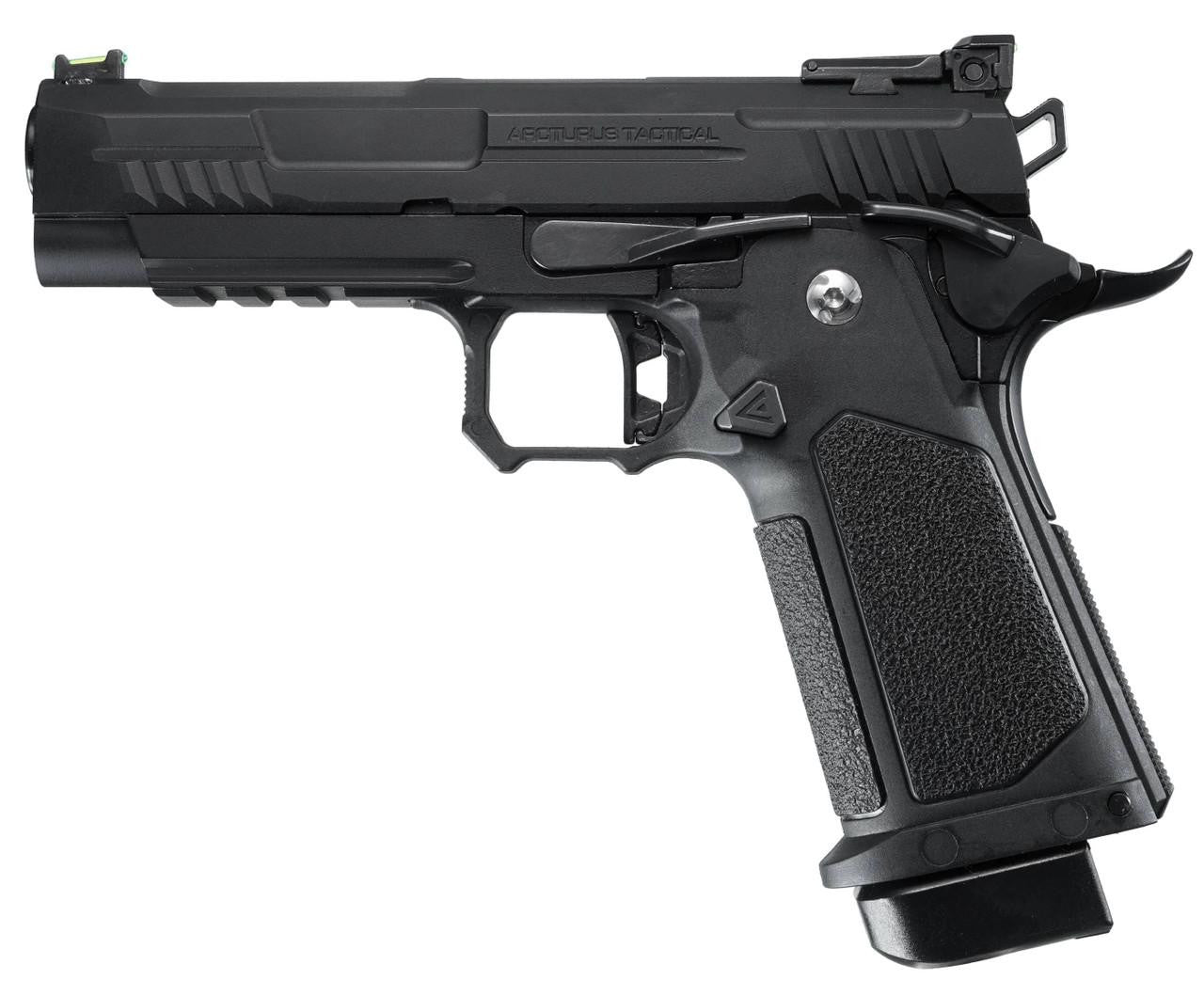 ARCTURUS Vanguard 4.3" Hi-Capa GBB Airsoft Pistol, Black