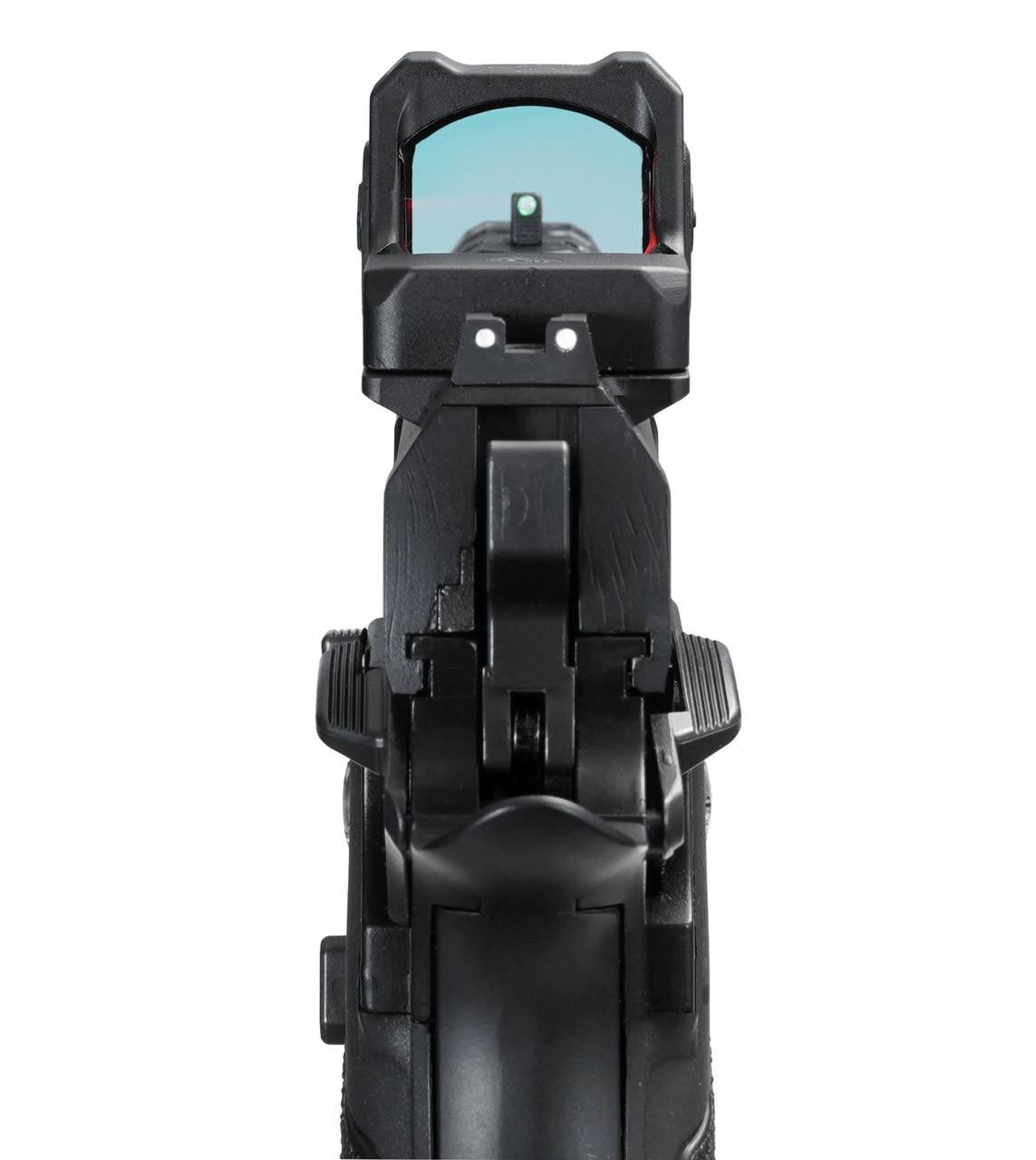 ARCTURUS Vanguard 4.3" Hi-Capa GBB Airsoft Pistol w/ Optics Ready Slide & ARS-1 Red Dot Combo, Black