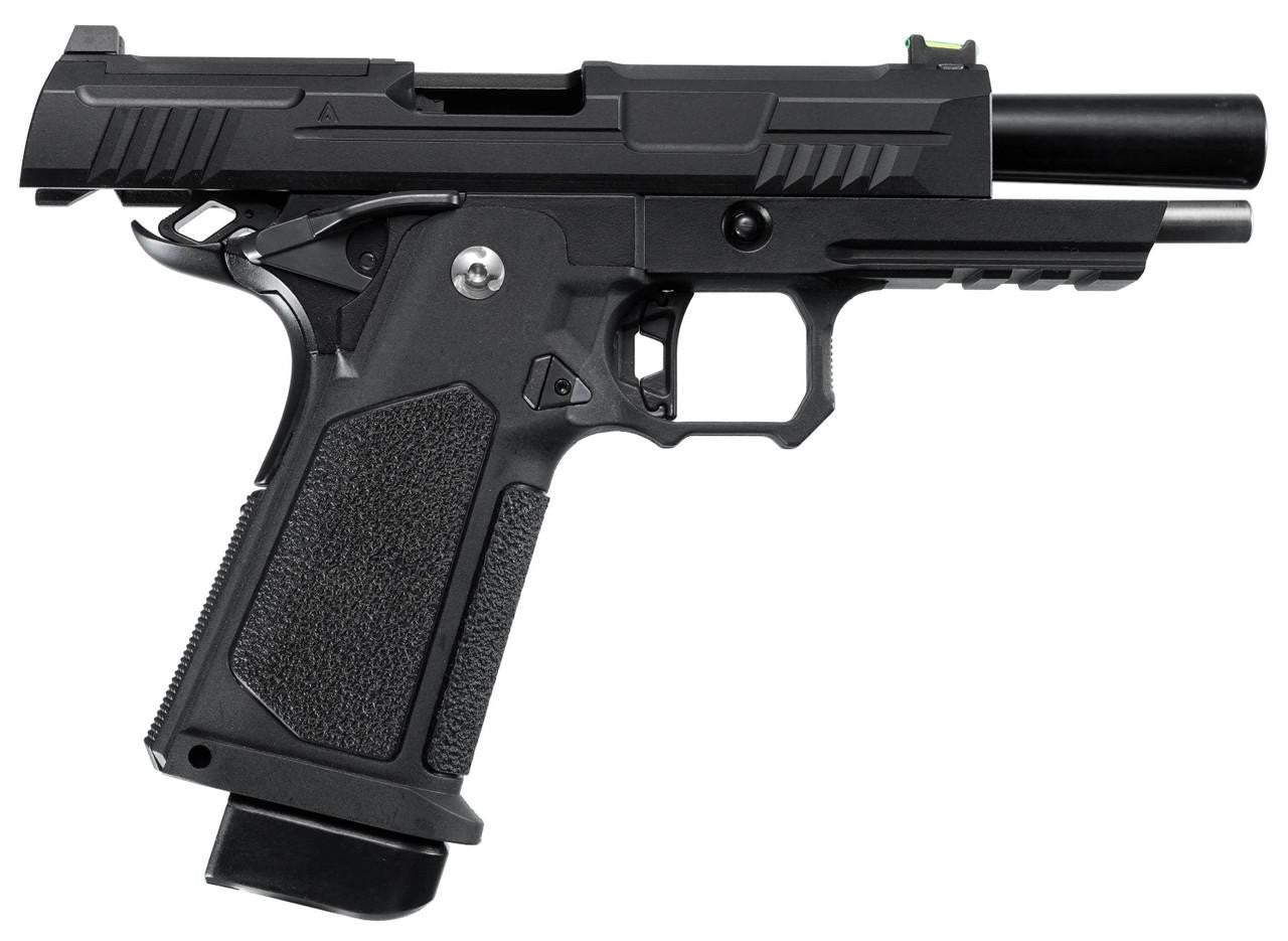 ARCTURUS Vanguard 4.3" Hi-Capa GBB Airsoft Pistol w/ Optics Ready Slide, Black