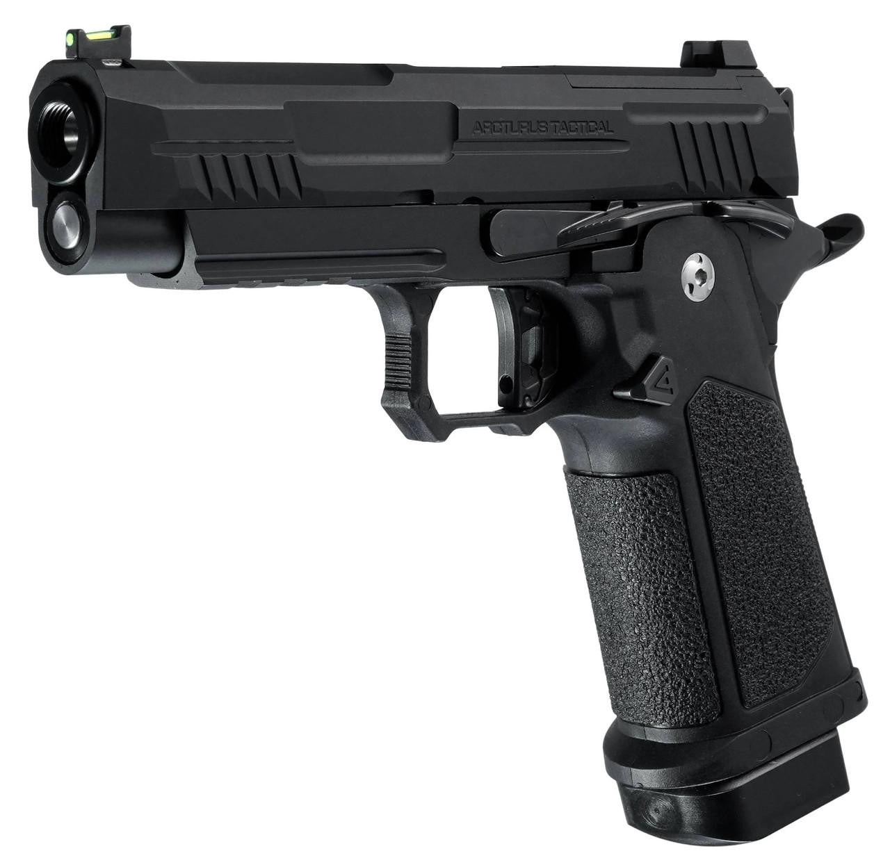 ARCTURUS Vanguard 4.3" Hi-Capa GBB Airsoft Pistol w/ Optics Ready Slide, Black