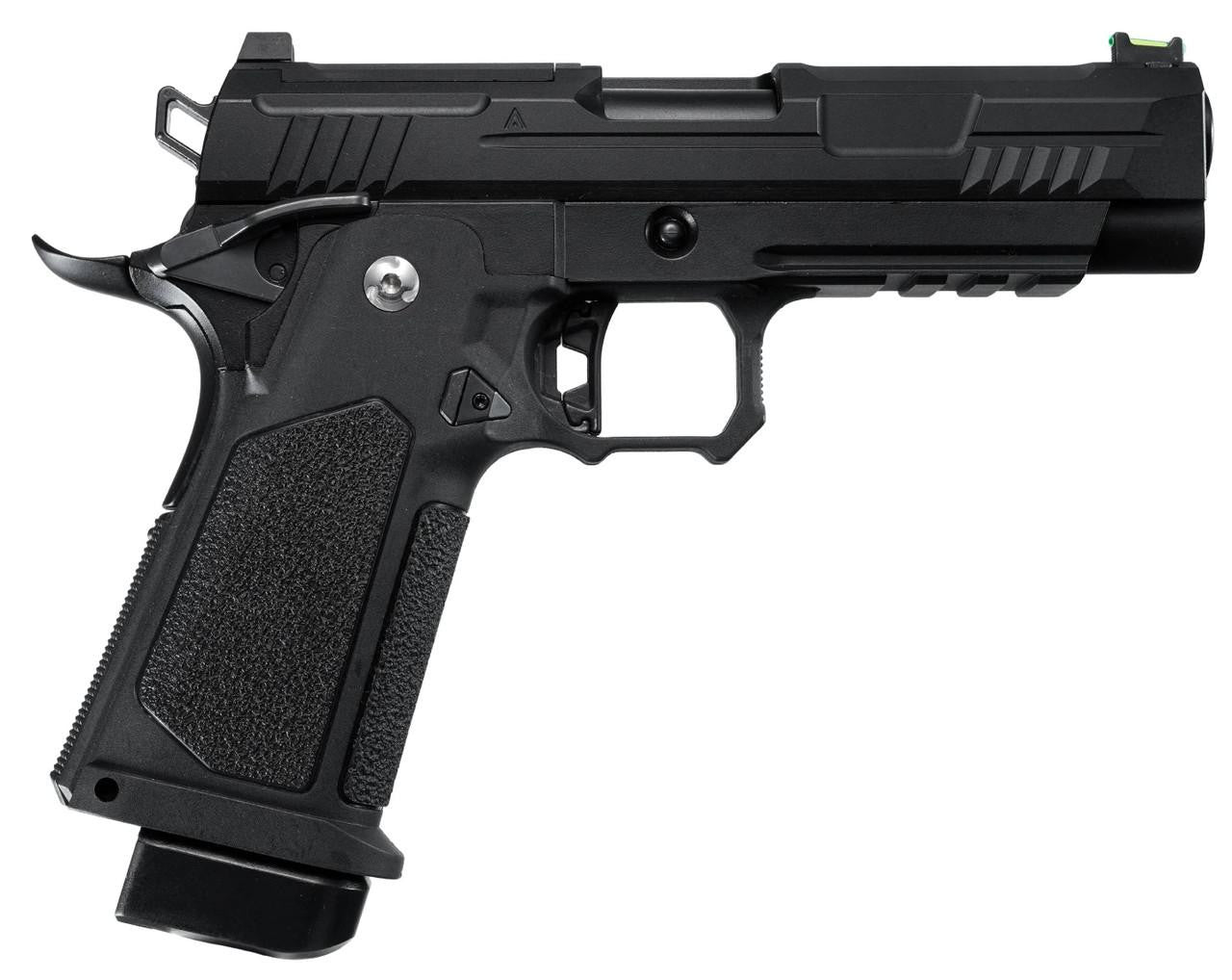 ARCTURUS Vanguard 4.3" Hi-Capa GBB Airsoft Pistol w/ Optics Ready Slide, Black