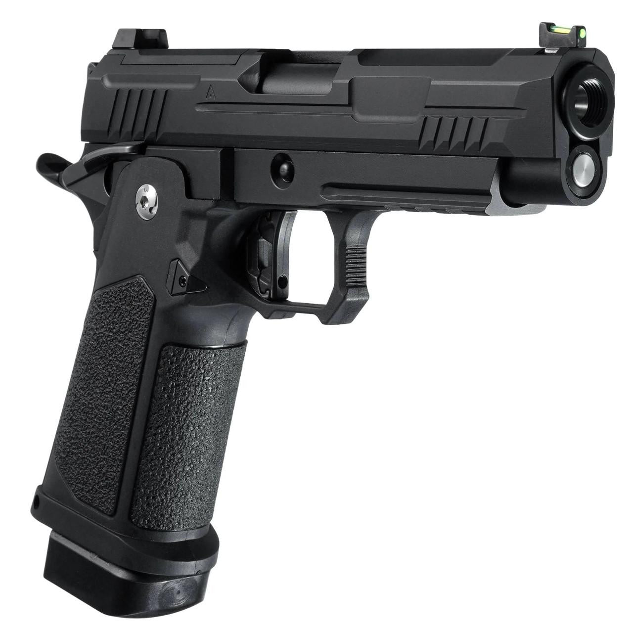 ARCTURUS Vanguard 4.3" Hi-Capa GBB Airsoft Pistol w/ Optics Ready Slide, Black