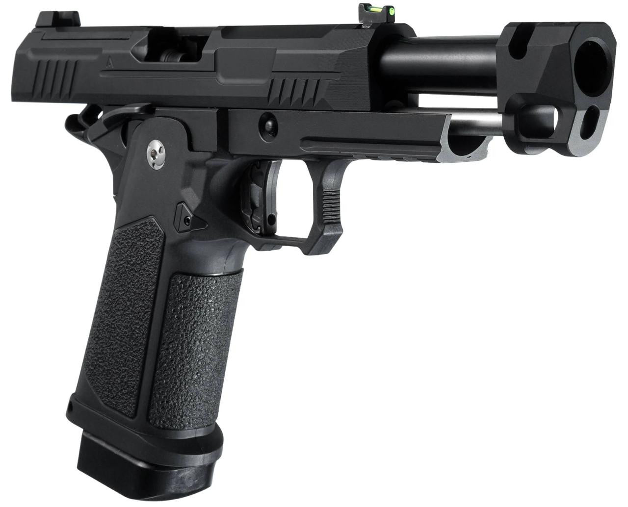 ARCTURUS Vanguard 4.3" Hi-Capa GBB Airsoft Pistol w/ Optics Ready Slide & Compensator, Black