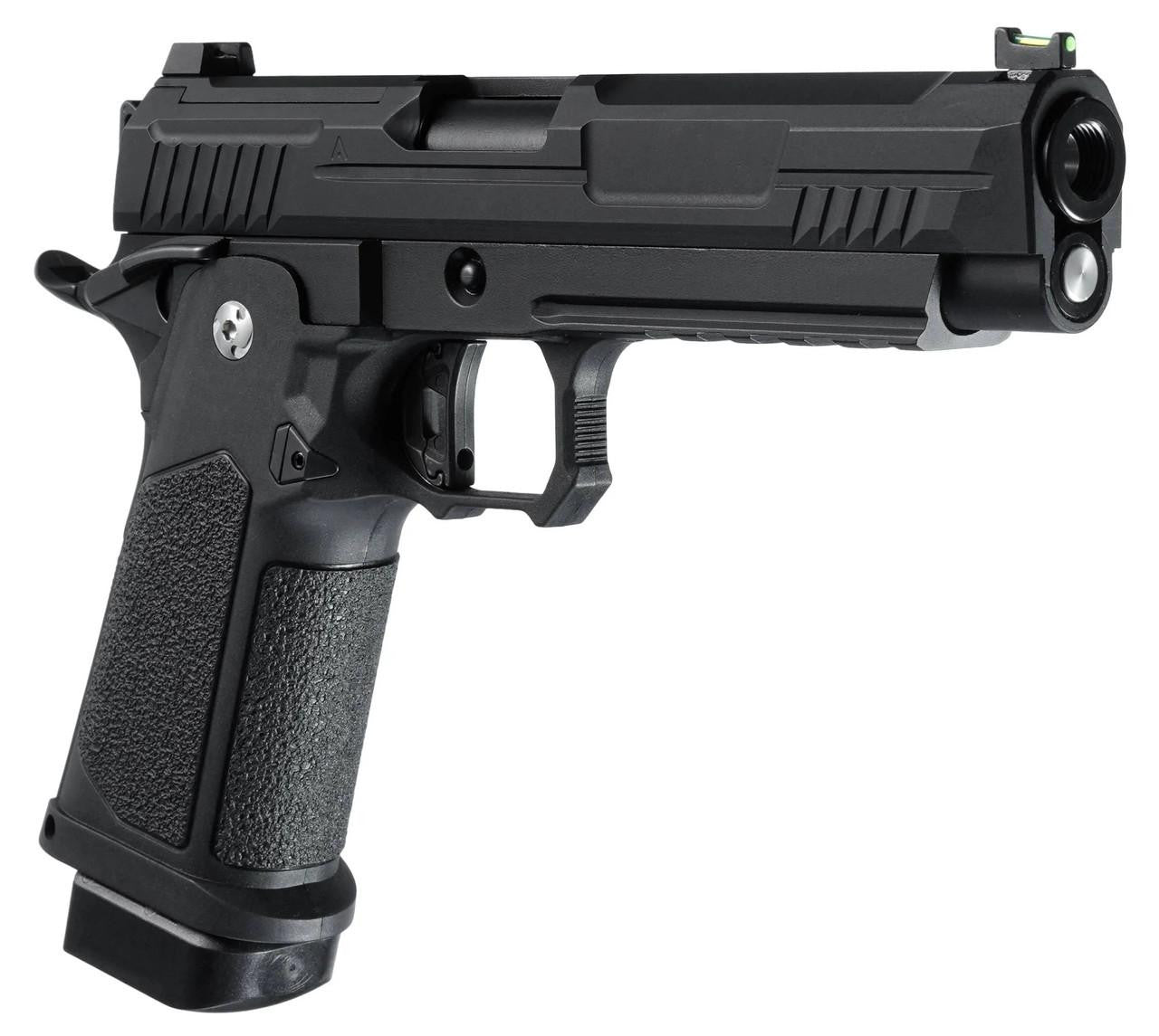 ARCTURUS Vanguard 5" Hi-Capa GBB Airsoft Pistol w/ Optics Ready Slide, Black