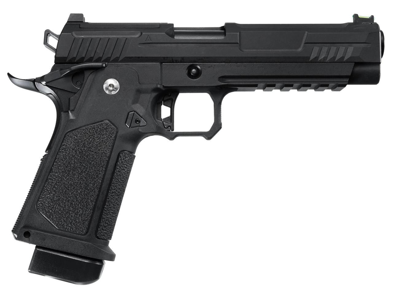 ARCTURUS Vanguard 5" Hi-Capa GBB Airsoft Pistol w/ Optics Ready Slide, Black