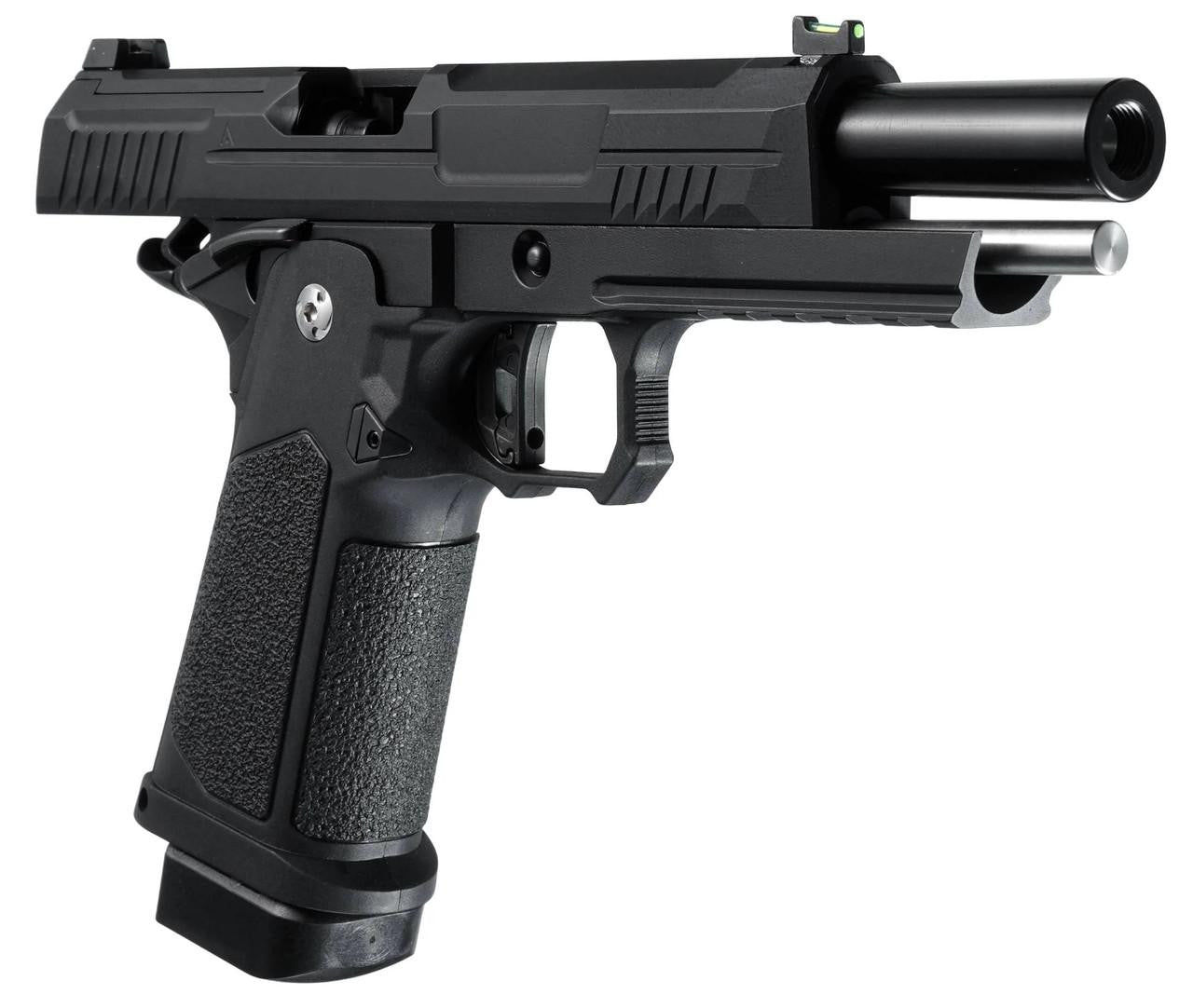 ARCTURUS Vanguard 5" Hi-Capa GBB Airsoft Pistol w/ Optics Ready Slide, Black