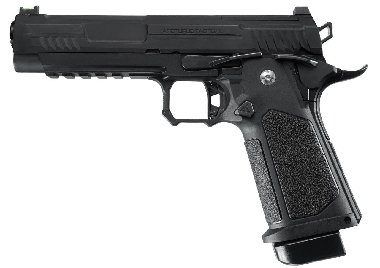 ARCTURUS Vanguard 5" Hi-Capa GBB Airsoft Pistol w/ Optics Ready Slide, Black
