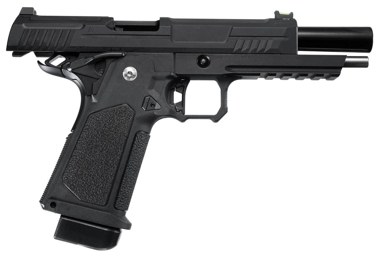 ARCTURUS Vanguard 5" Hi-Capa GBB Airsoft Pistol w/ Optics Ready Slide, Black