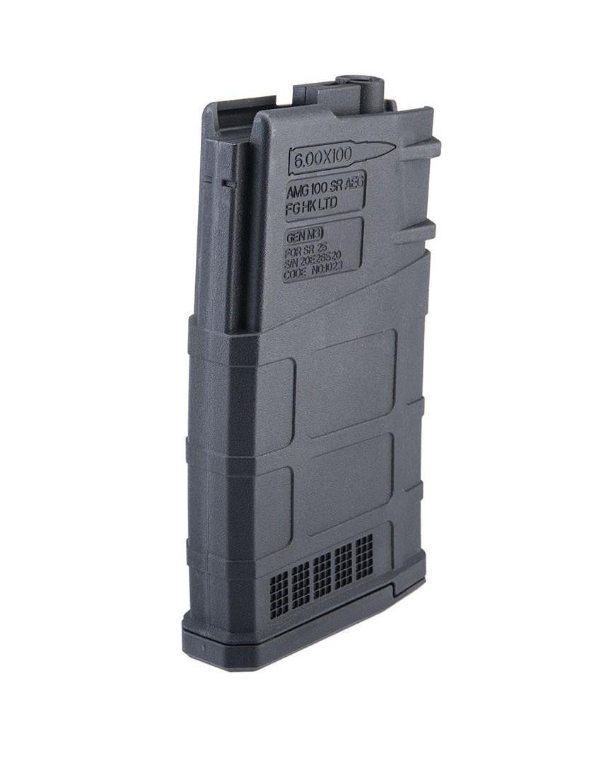 Ares SR-25 / AR308 130rd Polymer Mid-Cap Magazine, Black
