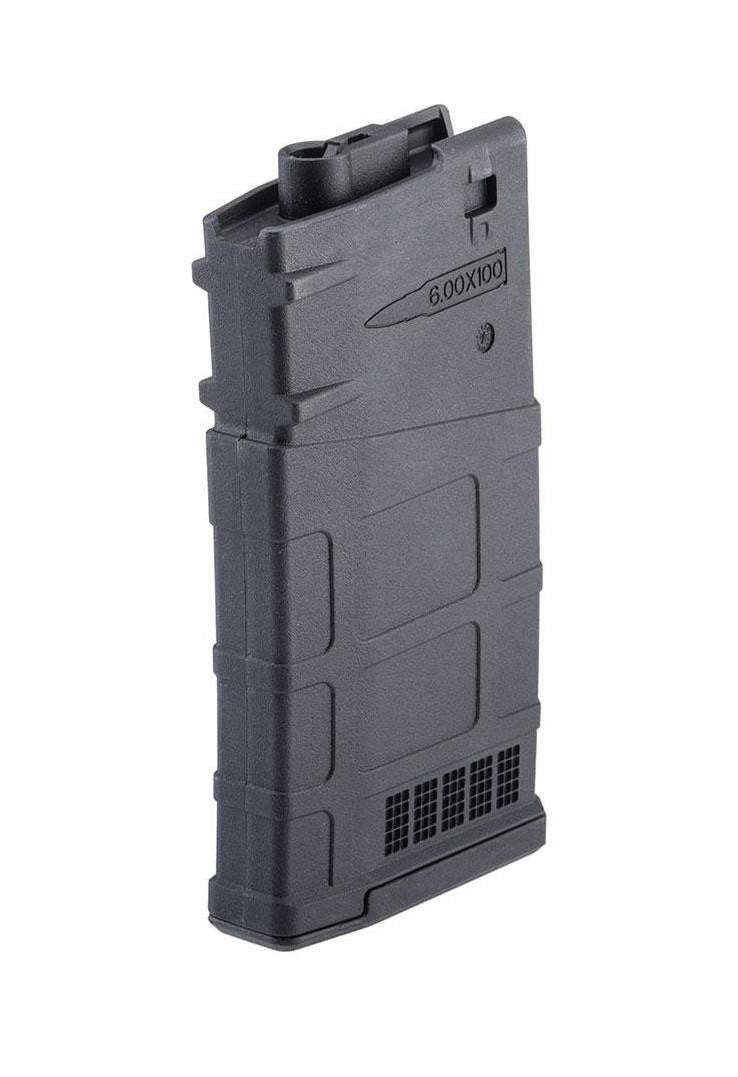 Ares SR-25 / AR308 130rd Polymer Mid-Cap Magazine, Black