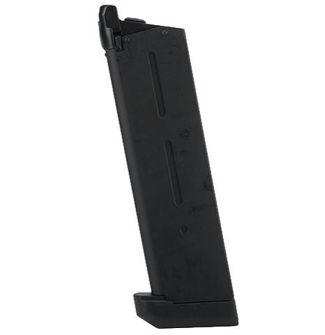 Army Armament 25rd 1911 Gas Blowback Airsoft Magazine, Black