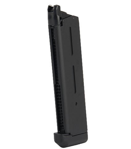 Army Armament 25rd 1911 Gas Blowback Airsoft Magazine, Black