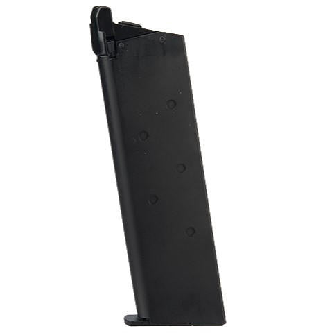Army Armament 25rd 1911 Standard Airsoft Gas Blowback Magazine, Black