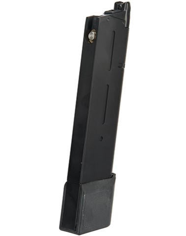 Army Armament 30rd 1911 Extended Airsoft GBB Magazine w/ Extended Base, Black