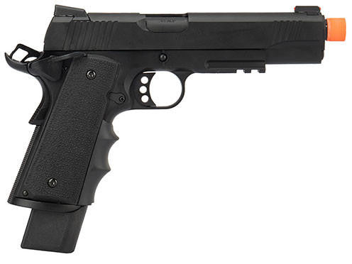 Army Armament Full Metal R32 Nightstorm Gas Blowback Airsoft Pistol, Black