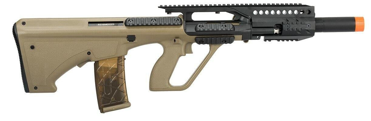 Army Armament Polymer AUG A3 Carbine Length AEG Airsoft Rifle, Tan