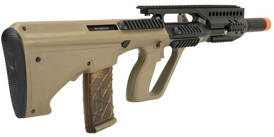Army Armament Polymer AUG A3 Carbine Length AEG Airsoft Rifle, Tan