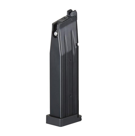 Army Armament R609-B 28rds Green Gas Airsoft Magazine, Black