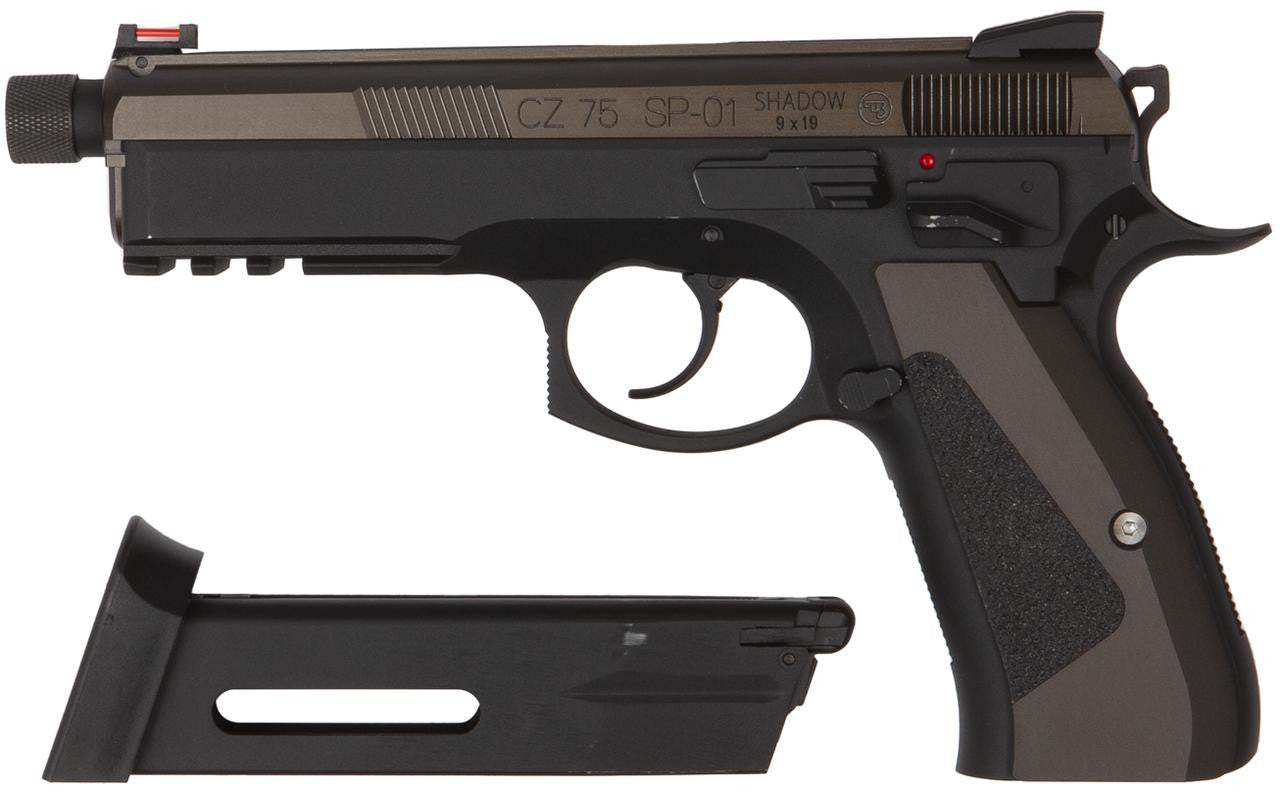 ASG CZ SP-01 Shadow Special Edition Full Metal CO2 Blowback Airsoft Pistol, Bronze