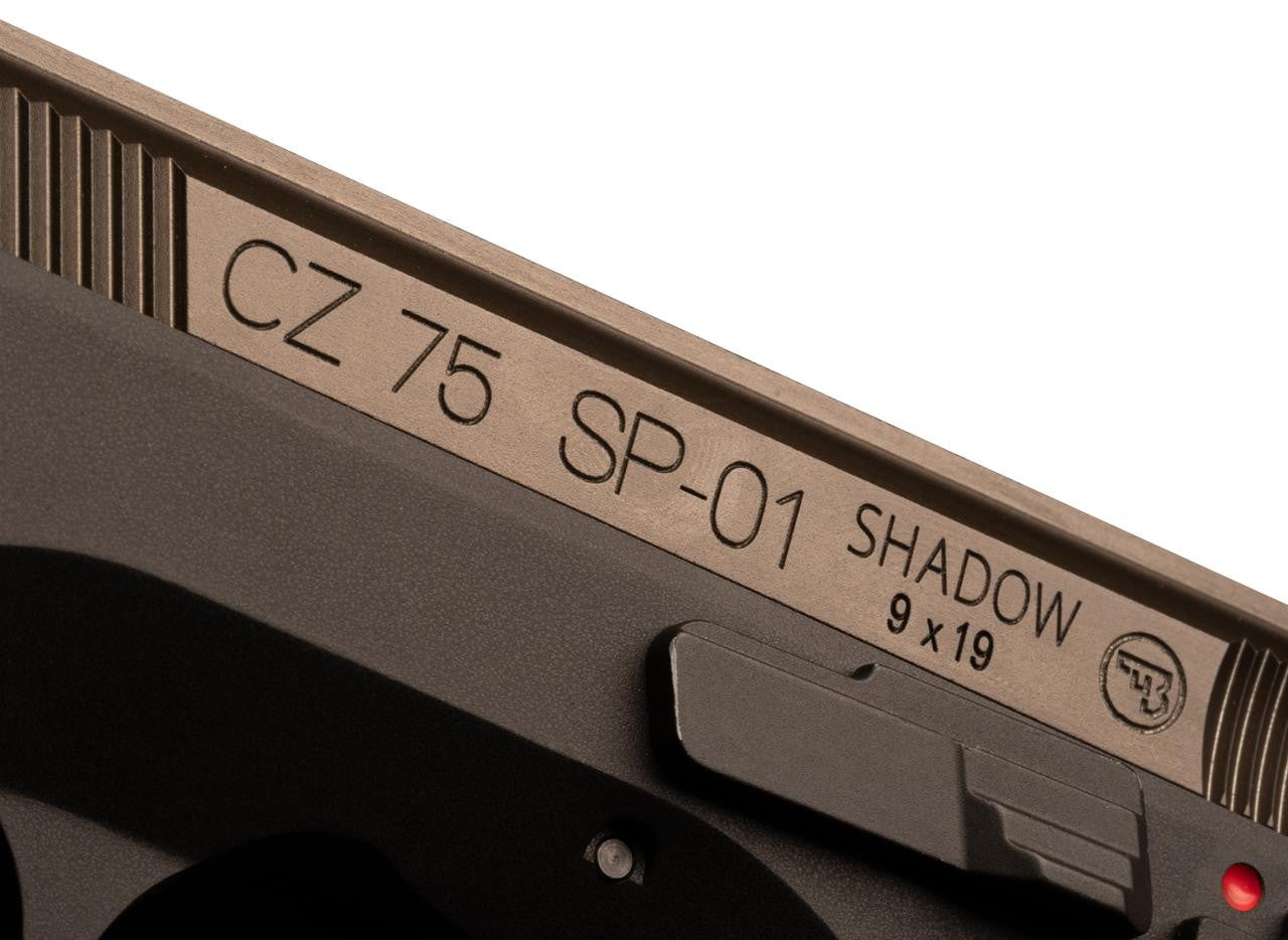 ASG CZ SP-01 Shadow Special Edition Full Metal CO2 Blowback Airsoft Pistol, Bronze