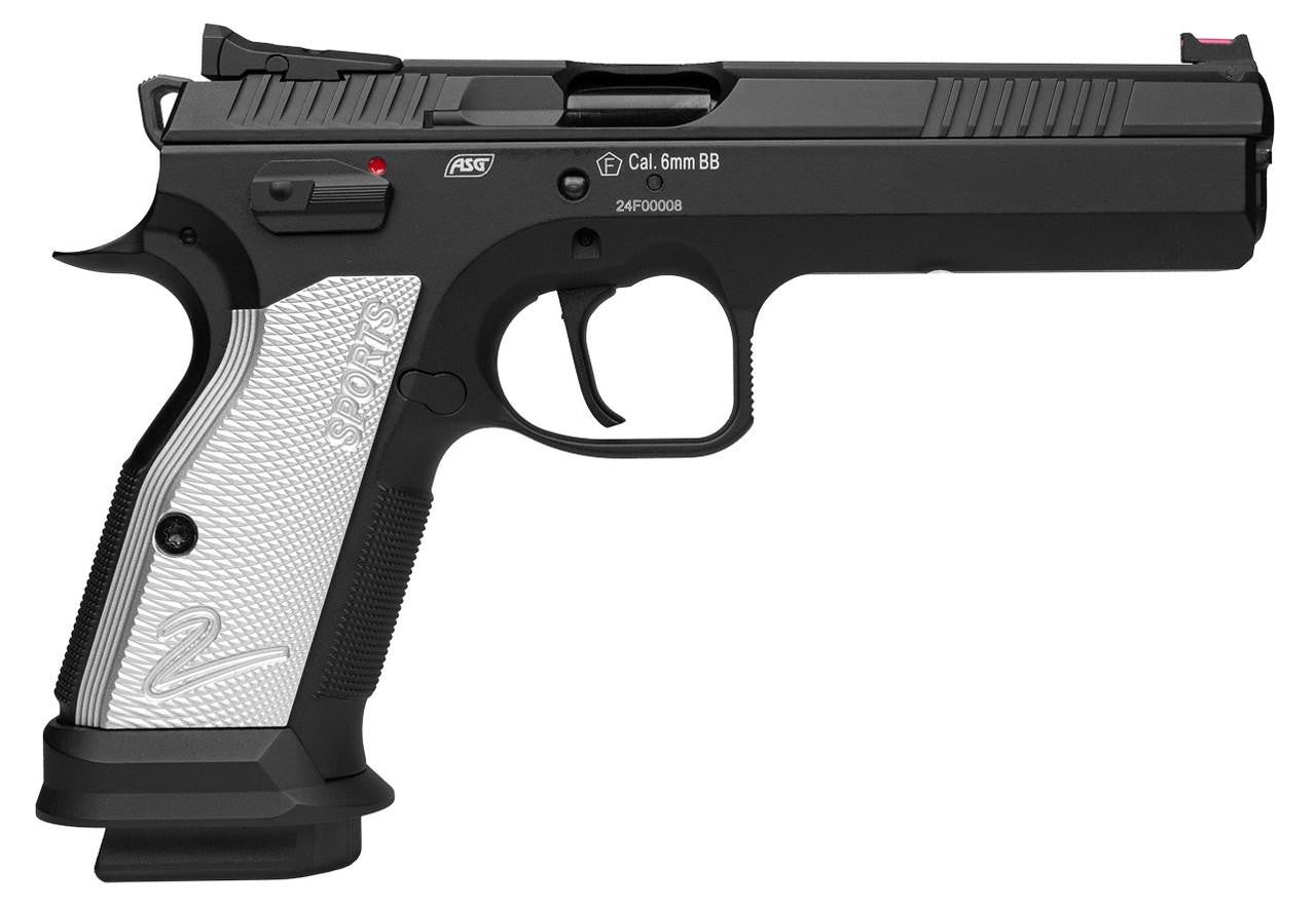 ASG CZ TS2 CO2 Blowback Airsoft Pistol, Black