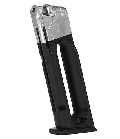 ASG ISSC M22 CO2 .177 Cal 18rds Blowback Airgun Pistol Magazine, Black