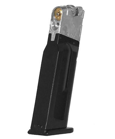 ASG ISSC M22 CO2 .177 Cal 18rds NBB Airgun Pistol Magazine, Black